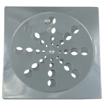 Grelha inox 150 quadrada abre e fecha