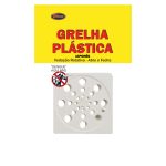 Grelha plastica 100 quadrada com embalagem