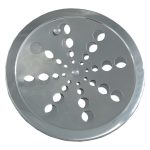 grelha inox 150 redonda abre e fecha