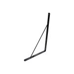 suporte prateleira preto reforçado 40