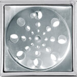 GRELHA INOX 100 MM QUAD COM CAIXILHO AF